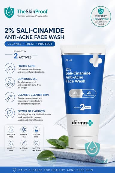 The Derma Co The Derma Co. 2% Sali-Cinamide Anti-Acne Face Wash