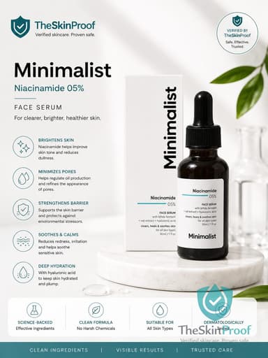 Minimalist Minimalist Niacinamide 5% Face Serum
