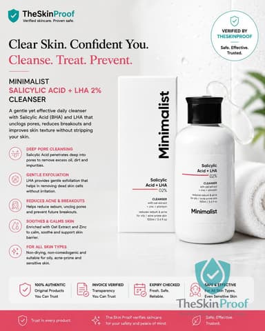 Minimalist Minimalist Salicylic Acid + LHA 02% Cleanser