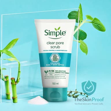 Simple Simple Daily Skin Clear Pore Facial Scrub