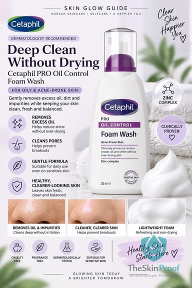 Cetaphil Cetaphil DermaControl Oil Removing Foam Wash