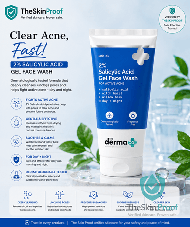 The Derma Co The Derma Co 2% Salicylic Acid Gel Face Wash