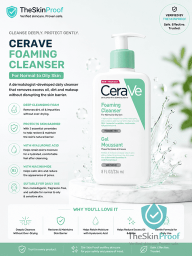 CeraVe CeraVe Foaming Cleanser For Normal To Oily Skin