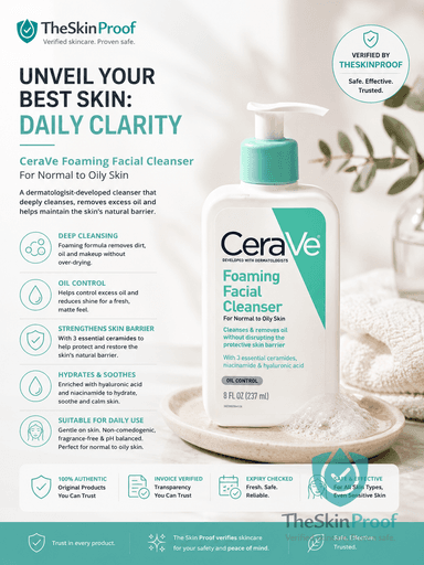 CeraVe CeraVe Foaming Cleanser For Normal To Oily Skin