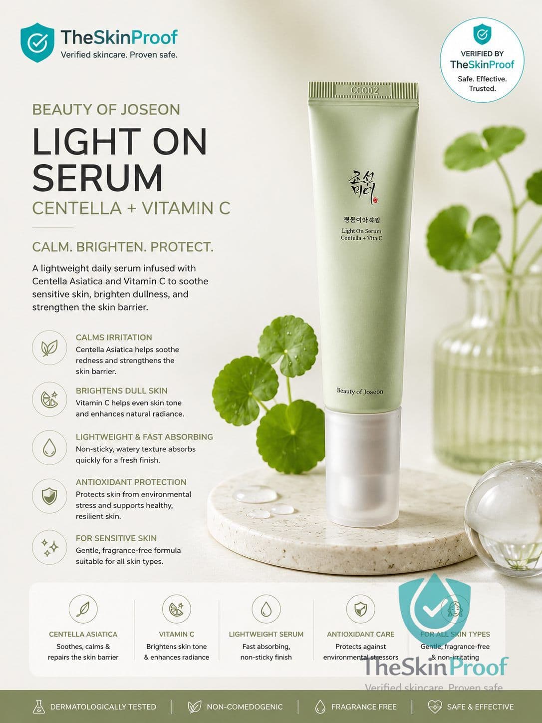 Beauty of Joseon Light On Serum: Centella + Vita C