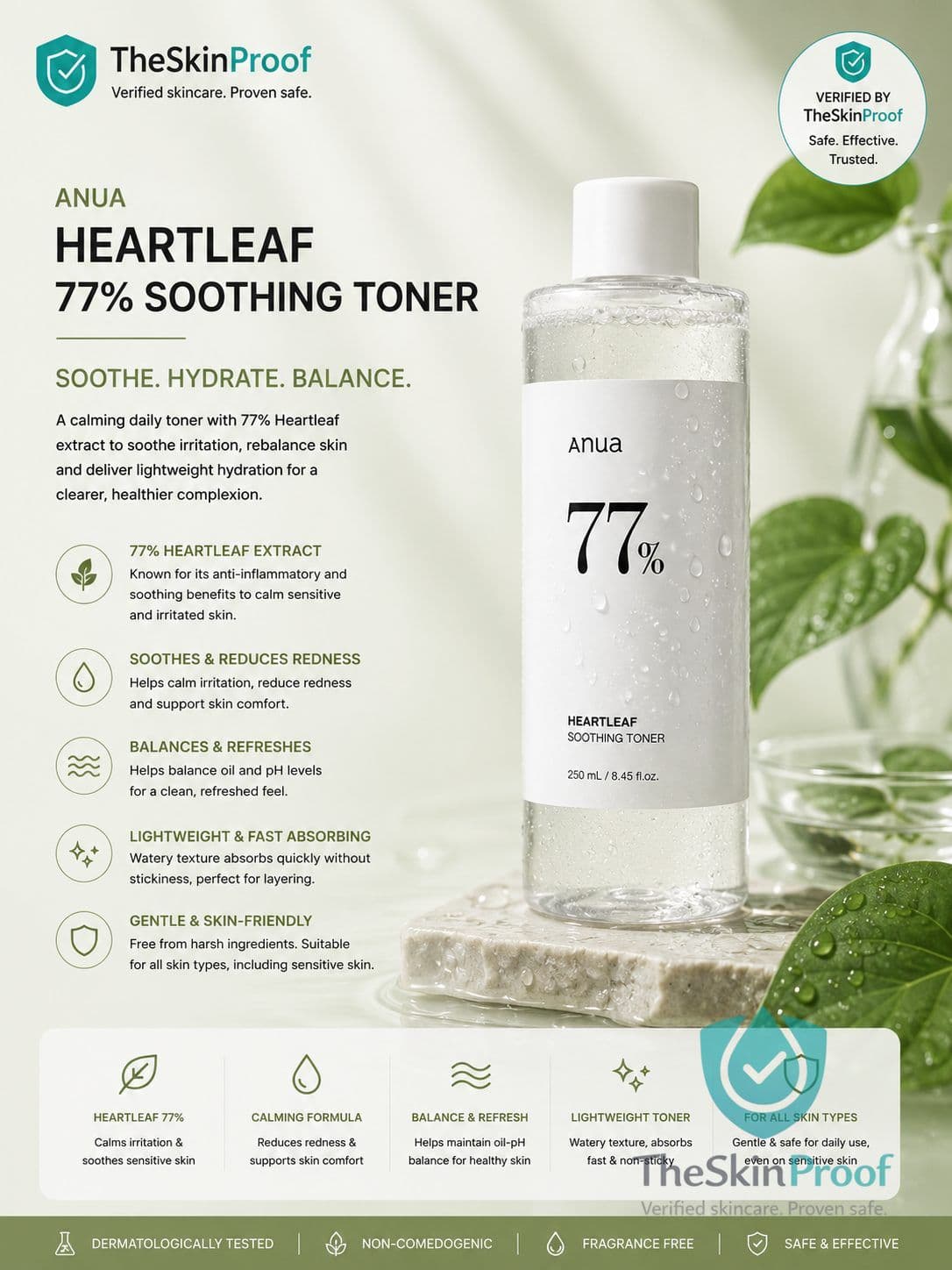 Anua Heartleaf 77% Soothing Toner