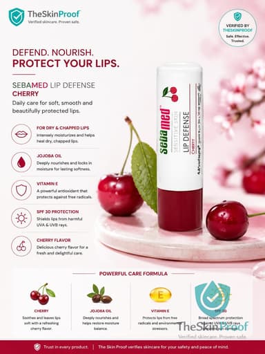 Sebamed Sebamed Lip Defense SPF30 Cherry Lip Balm