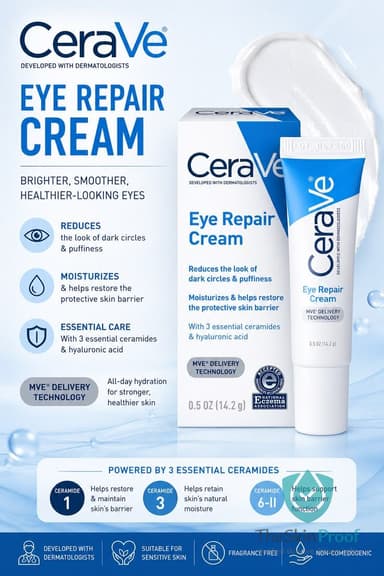 CeraVe CeraVe Eye Repair Cream for Dark Circles & Puffiness 14.2g
