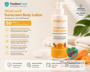 WishCare WishCare Sunscreen Body Lotion SPF50 PA+++
