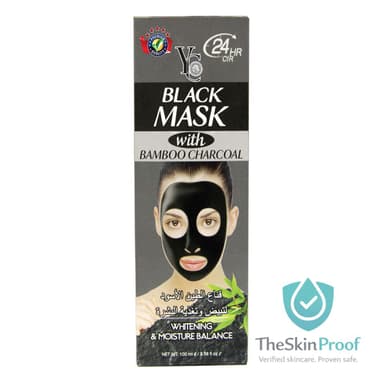 YC YC With Bamboo Charcoal Black Mask