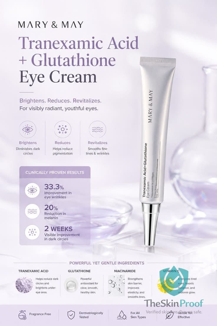 Mary & May Tranexamic Acid + Glutathione Eye Cream