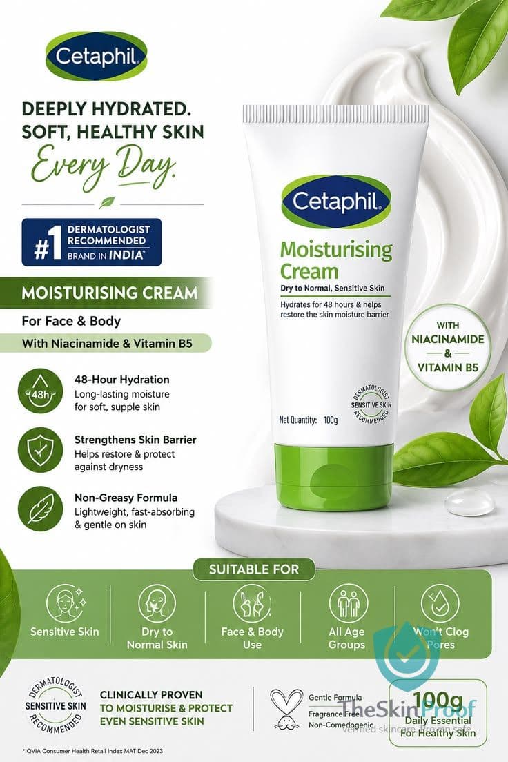 Cetaphil Moisturizing Cream Dry to Very Dry, Sensitive Skin