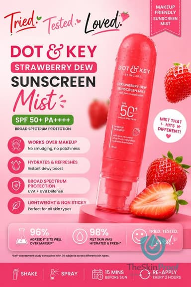 Dot & Key Dot & Key Strawberry Dew Sunscreen Mist SPF 50+ PA+++