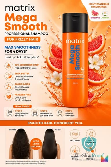 Matrix Matrix Smooth Straight Shea Butter Professional Shampoo