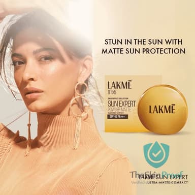 Lakme Lakme 9 to 5 Sun Expert Compact Powder Sunscreen SPF 40++