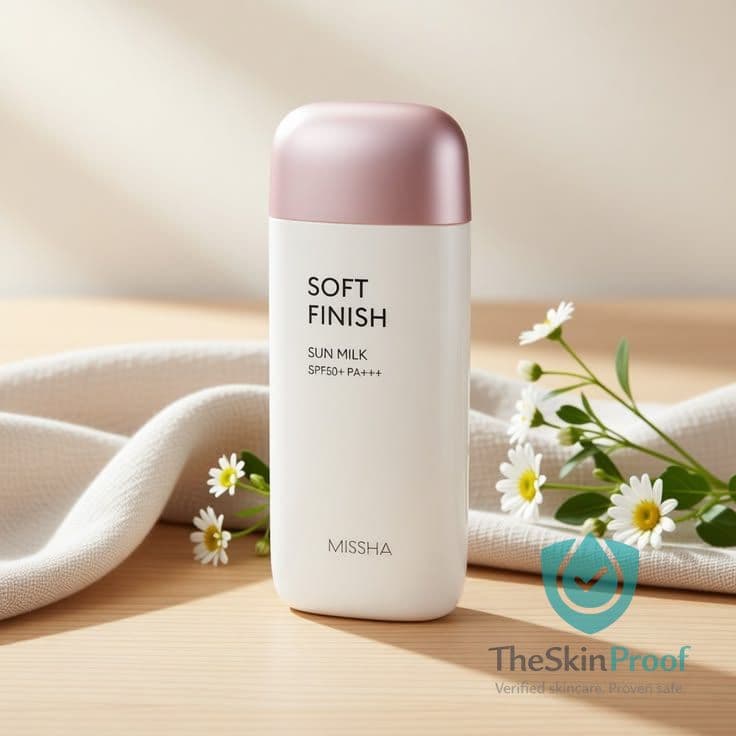 Missha All Around Safe Block Soft Finish Sun Milk SPF50+ PA+++