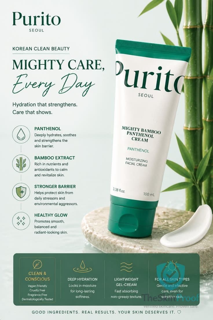 Purito Mighty Bamboo Panthenol Cream