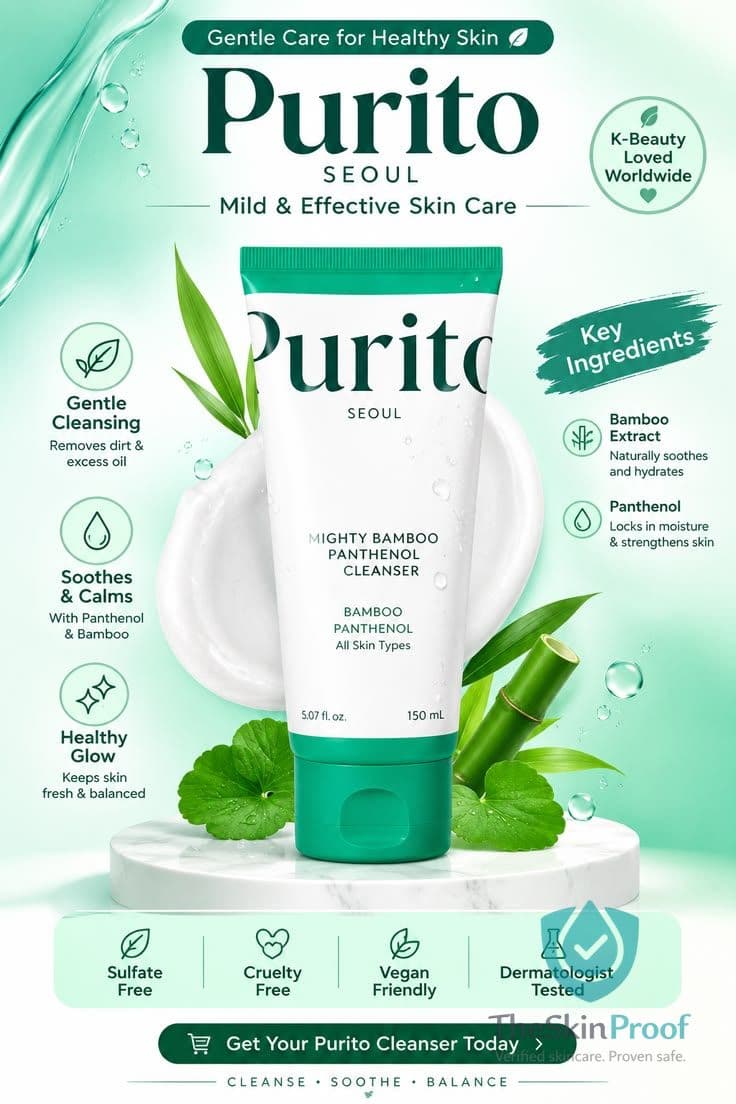 Purito Mighty Bamboo Panthenol Cleanser