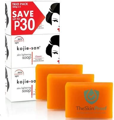 Kojie San Kojie San Skin Lightening Kojic Acid Whitening Soap 3 x 65g