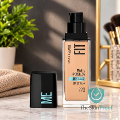 MAYBELLINE Maybelline Fit Me Matte Poreless 16H Oil Control Foundation- 220