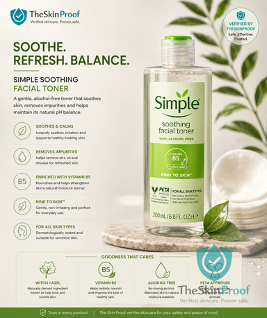 Simple Simple Kind to Skin Soothing Facial Toner