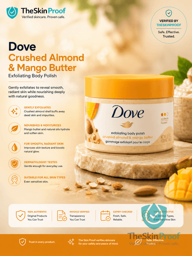 Dove Dove Crushed Almond & Mango Butter Exfoliating Body Polish Scrub