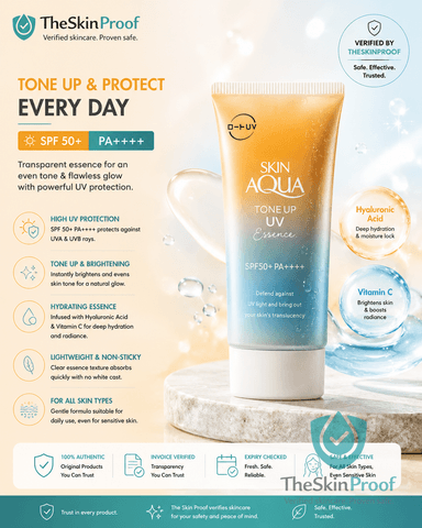 Skin Aqua Rohto Skin Aqua Tone Up UV Essence Spf 50+ PA++++