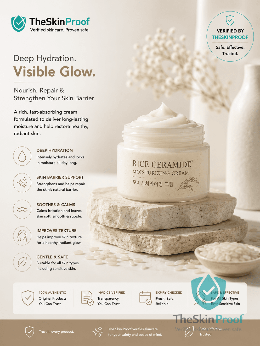 The Face Shop Rice Ceramide Moisturizing Cream