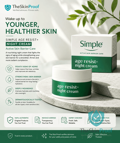 Simple Simple Age Resisting Night Cream