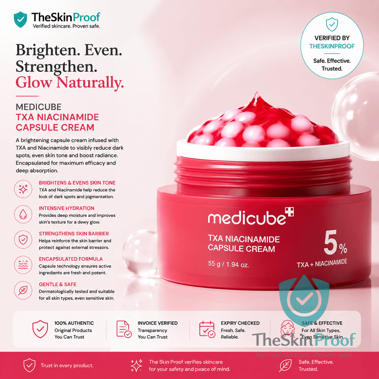 Medicube Txa Niacinamide Capsule Cream