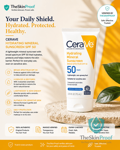 CeraVe Cerave Hydrating Sunscreen Broad Spectrum SPF50