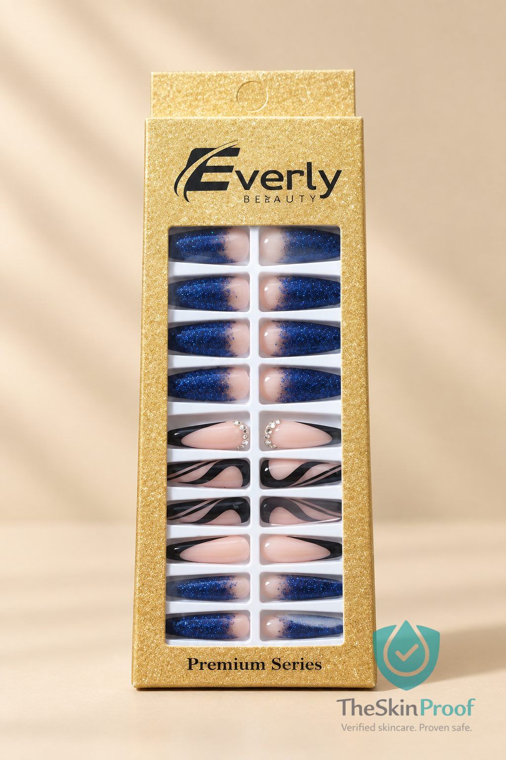 EVERLY Everly Natural Fake Nails 24pcs - L108