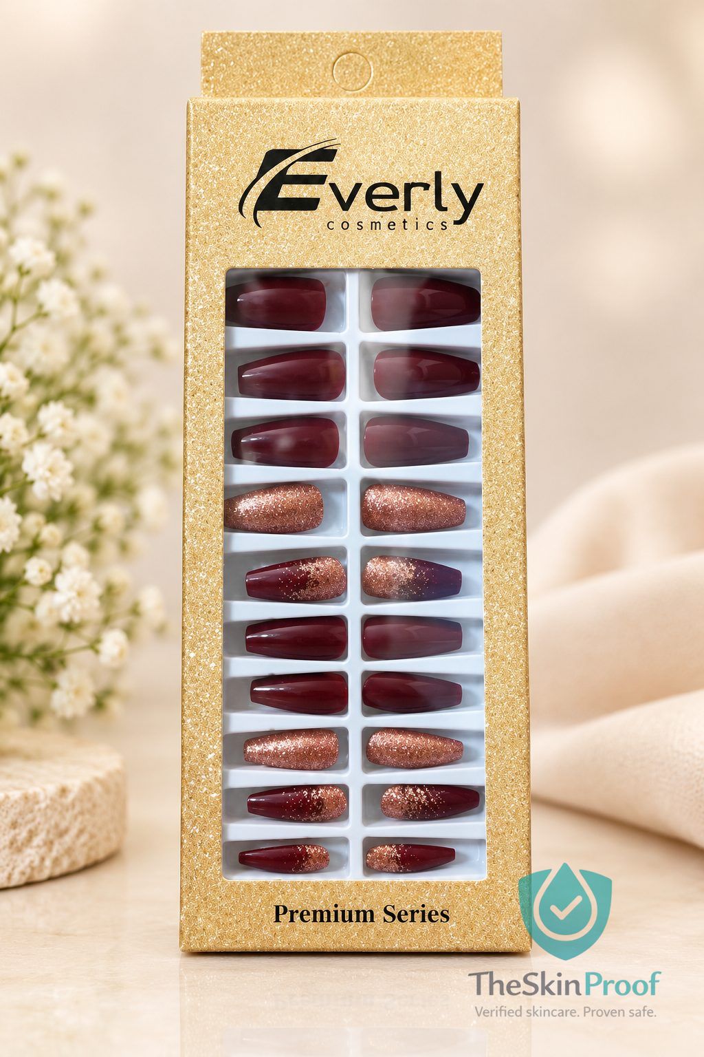EVERLY Everly Natural Fake Nails 24pcs - L106