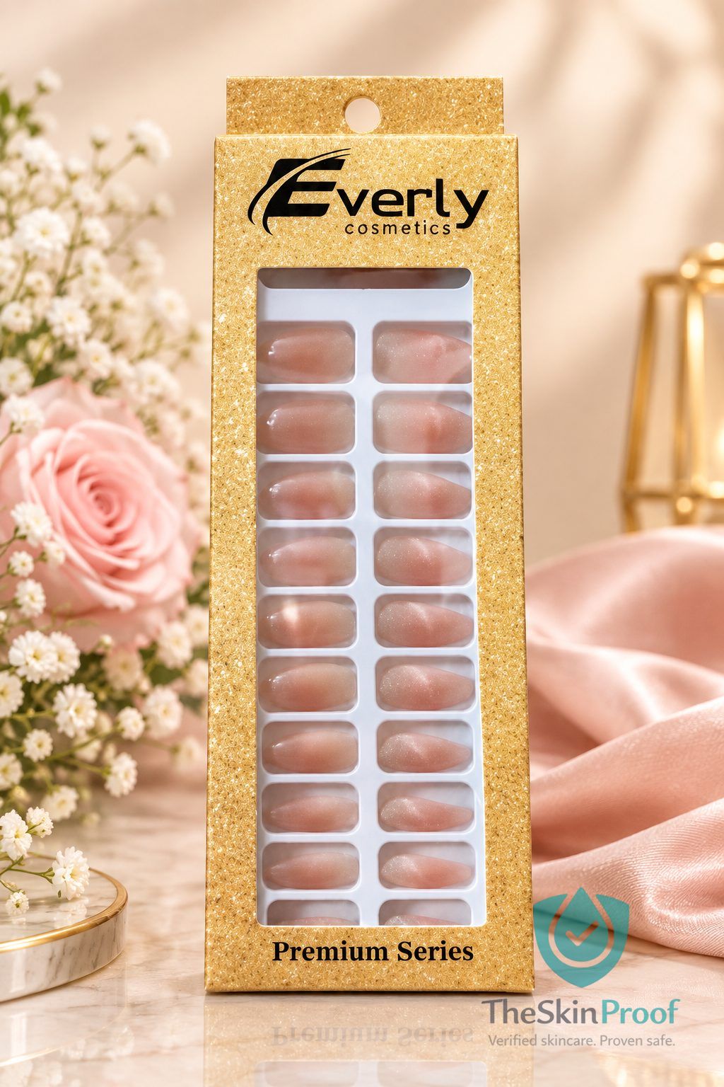 EVERLY Everly Natural Fake Nails 24pcs - H203
