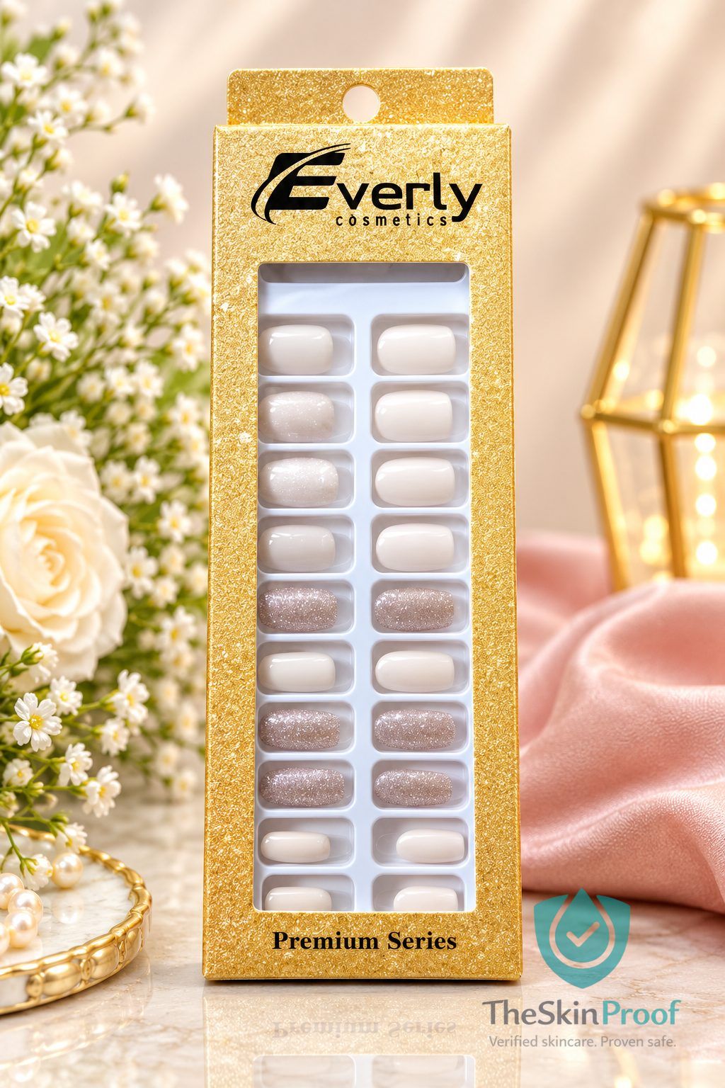 EVERLY Everly Natural Fake Nails 24pcs - H204