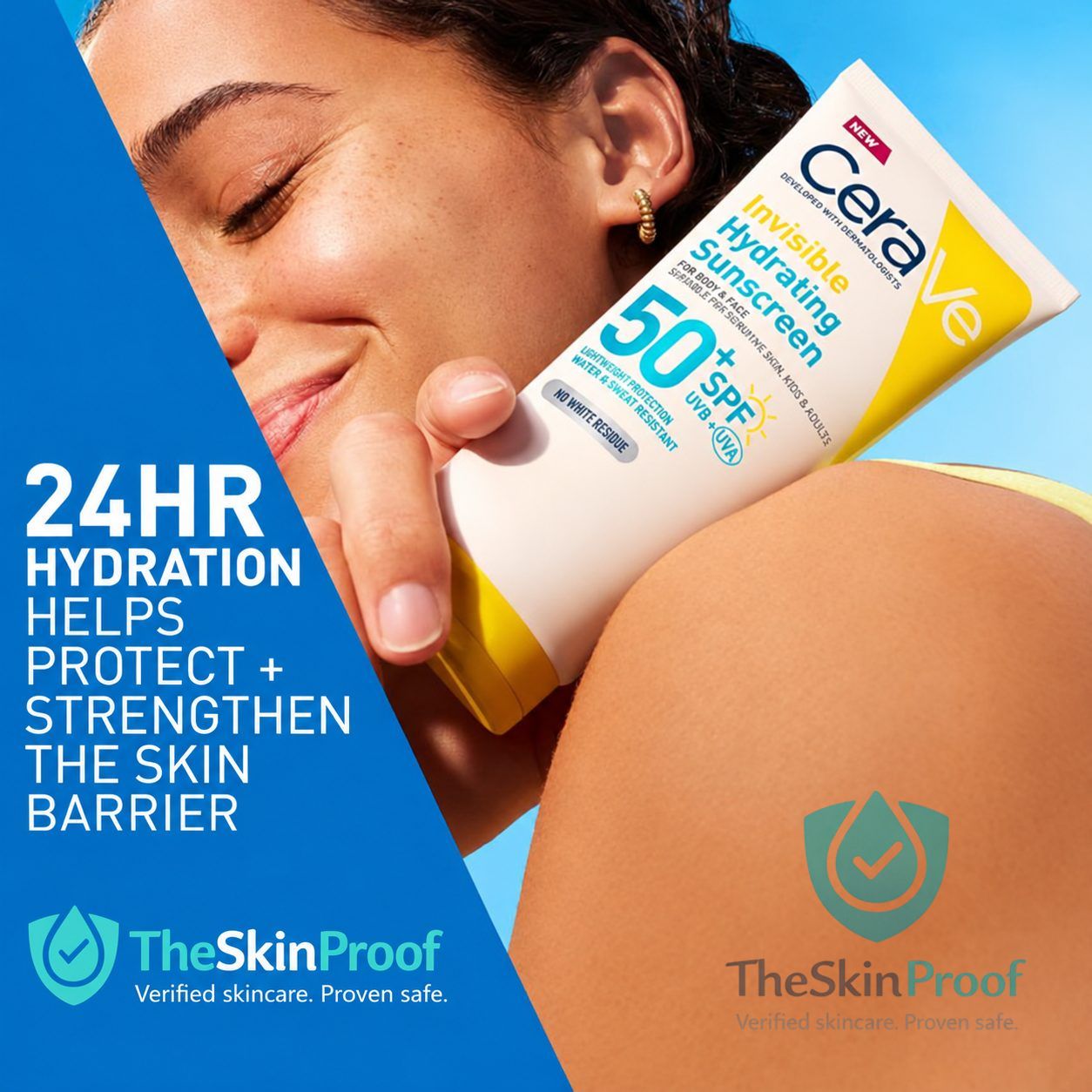 CeraVe CeraVe Invisible Hydrating Sunscreen SPF50+