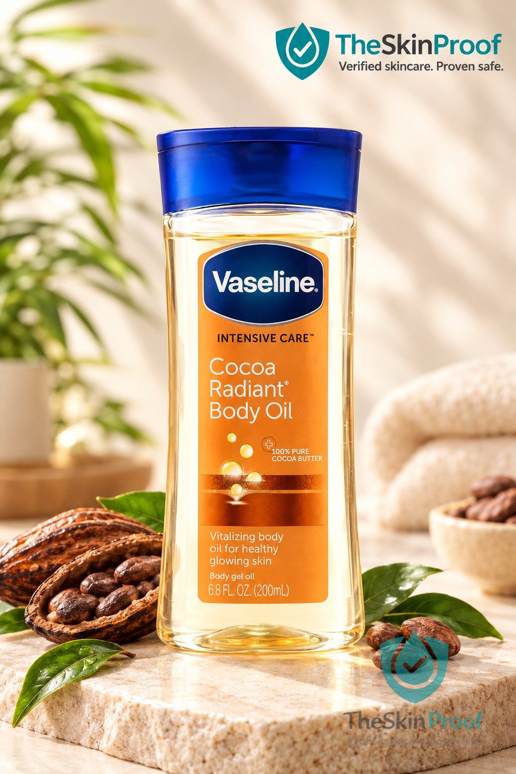 Vaseline Vaseline Intensive Care Cocoa Radiant Vitalizing Body Oil