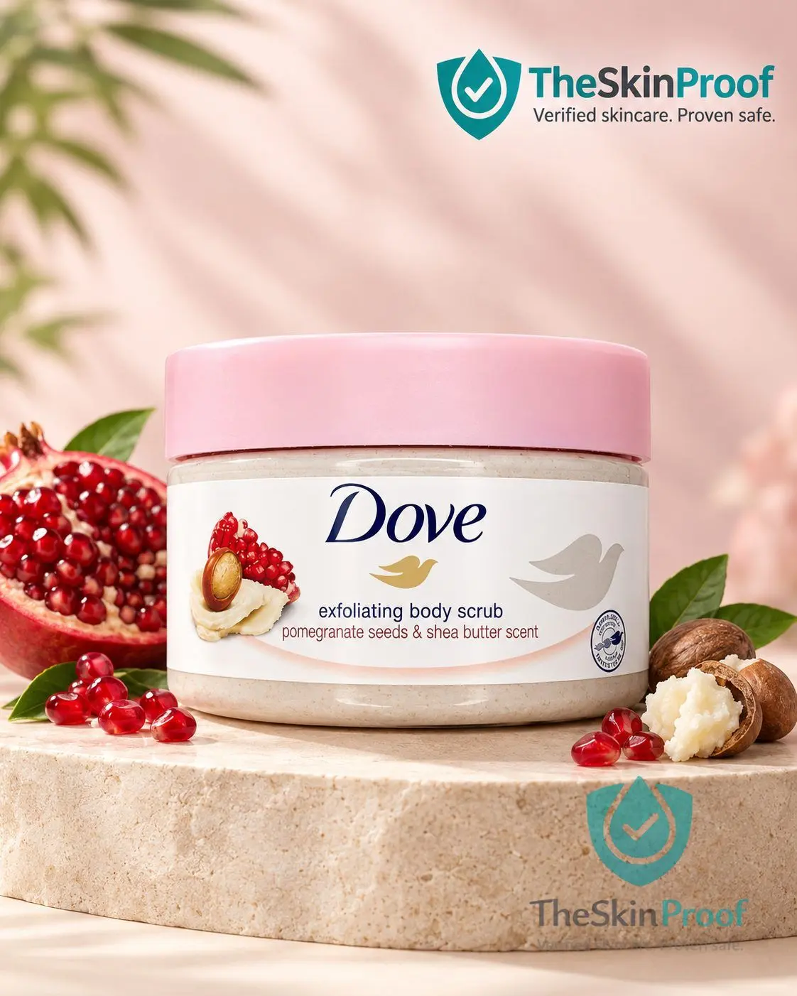 Dove Pomegranate Seeds & Shea Butter Body Scrub