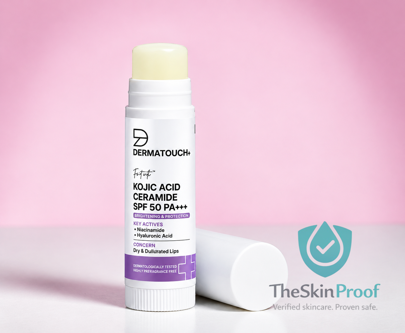 Dermatouch Dermatouch Kojic Acid Ceramide Lip Balm SPF 50 PA+++